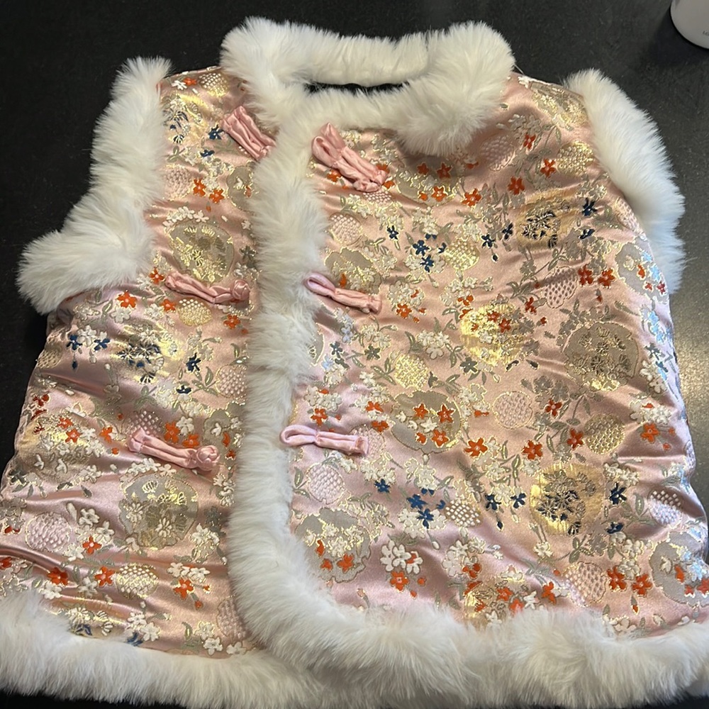 Chinese style vest for CNY